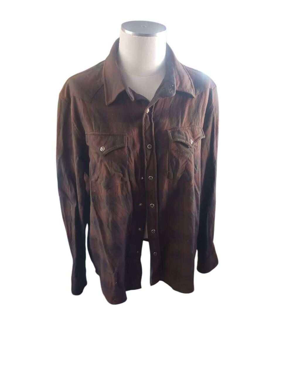 Pendleton wool Plaid button down large canyon